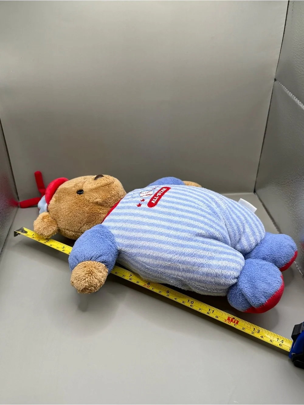 Vintage Carters All Star Teddy Bear Musical Plush Crib Toy Stuffed Animal Lovey